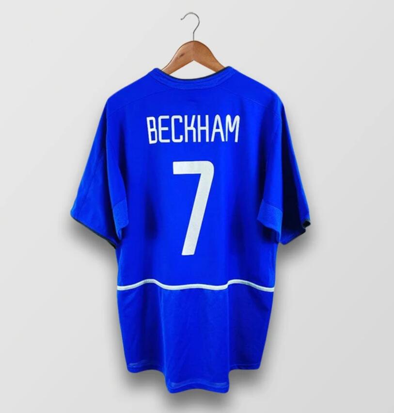 2002-03 Manchester United Retro Away Kit Soccer Jersey BECKHAM #7